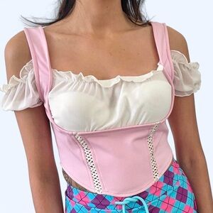 Pink Corset Top